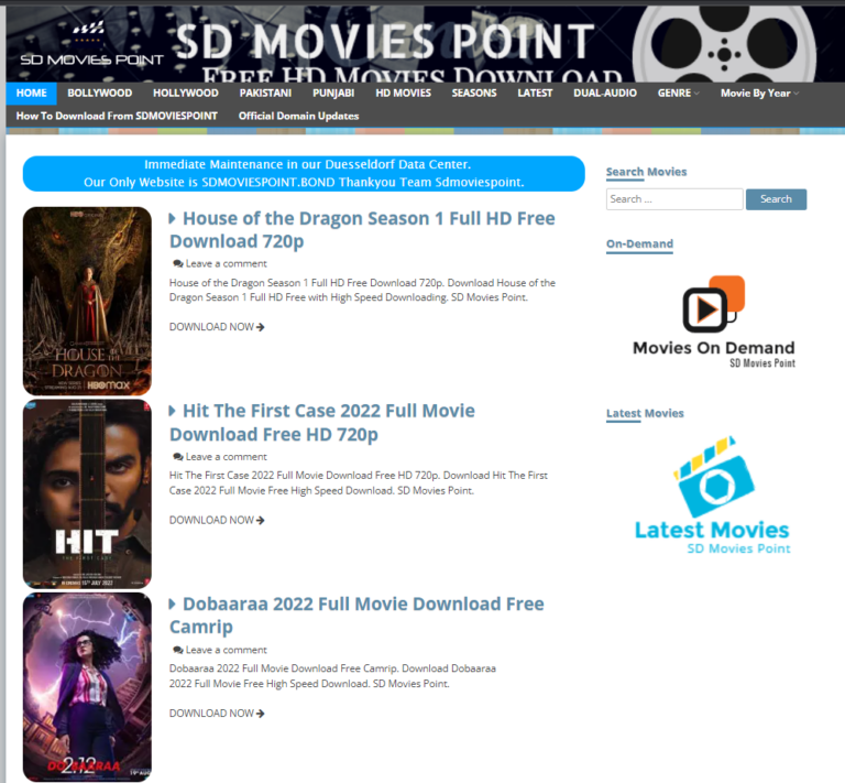 SDmoviespoint Hollywood Bollywood Movies 720p Hindi Dubbed