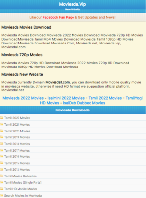 Moviesda Movie Download 2023 - Dual Audio Full HD Movies | Isaimini