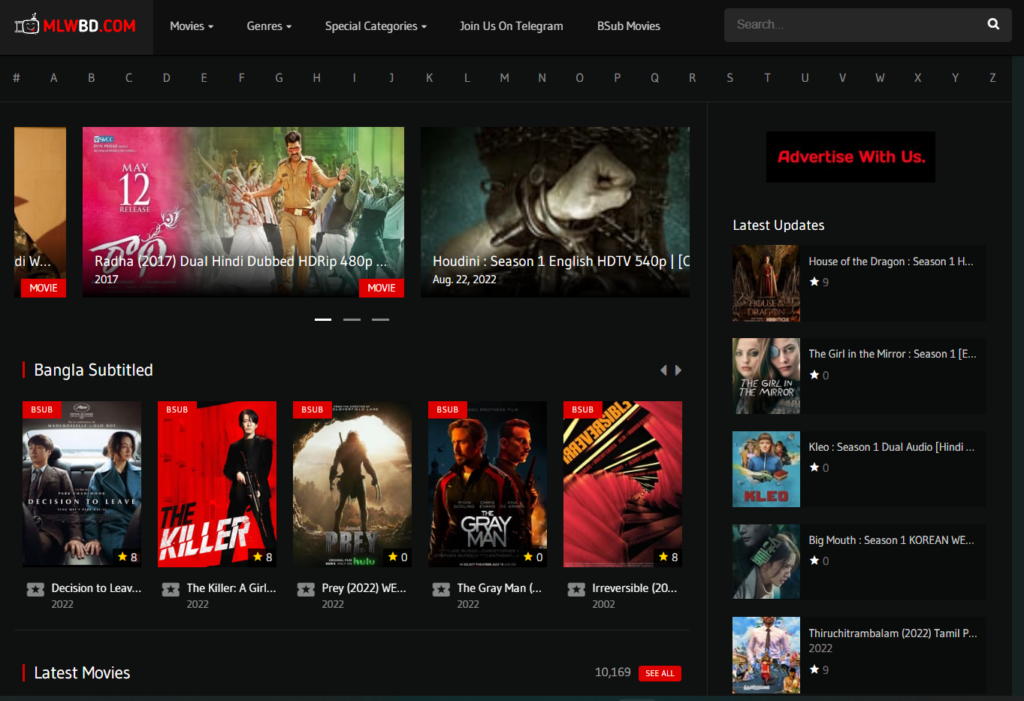MLWBD 2023 Latest HD Movies Download 480p 720p 400MB 800MB