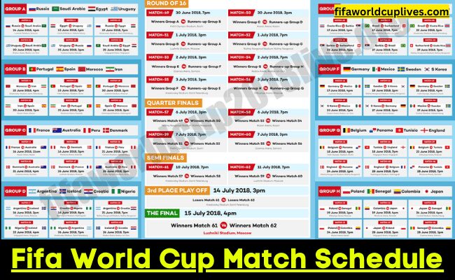FIFA World Cup 2023 Match Schedule PDF Download 