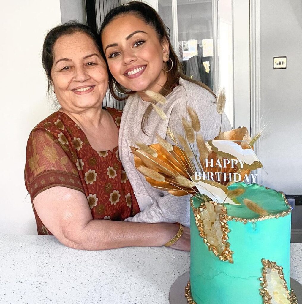 Kaushal with her Mother