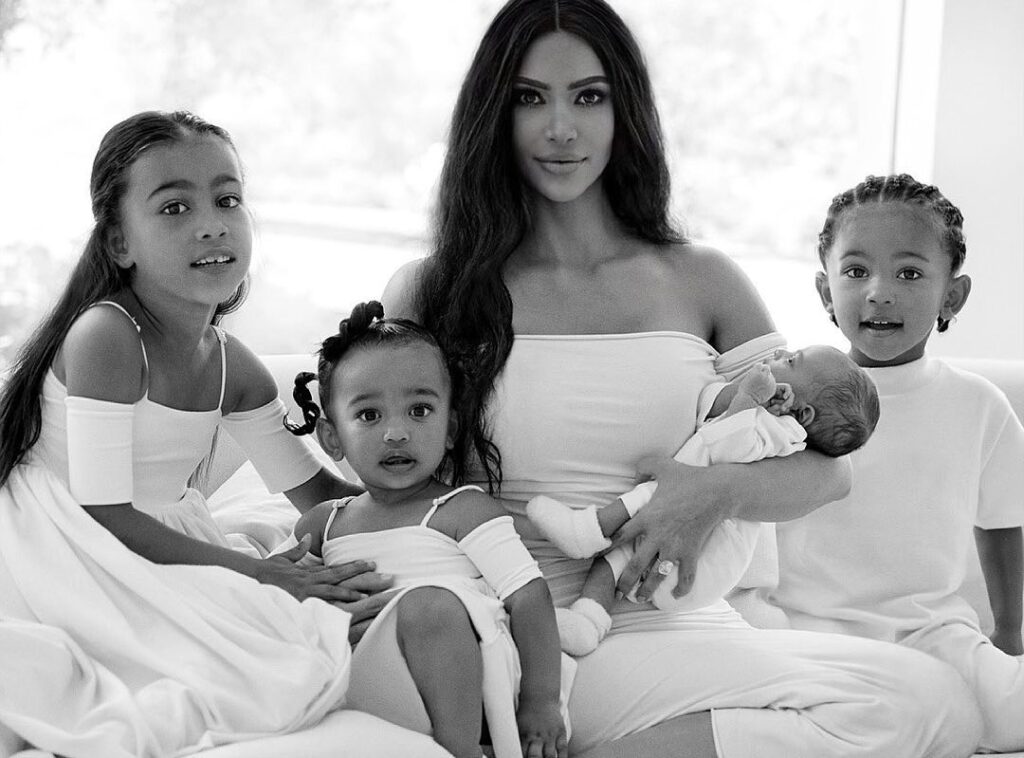 Kim Kardashian Children Photo