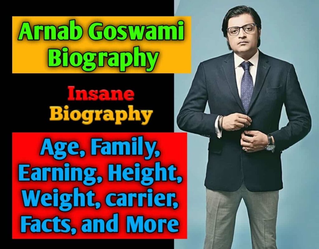 Arnab Goswami Biography