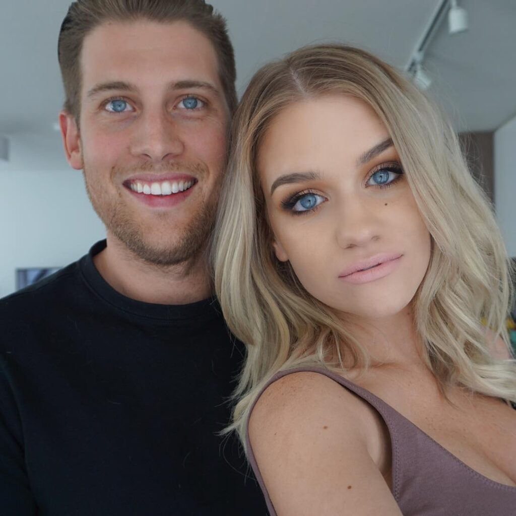 Samantha Ravndahl with her Husband